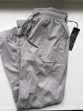 Women’s Grey Drawstring Jogger Pants - Lightweight Comfort
